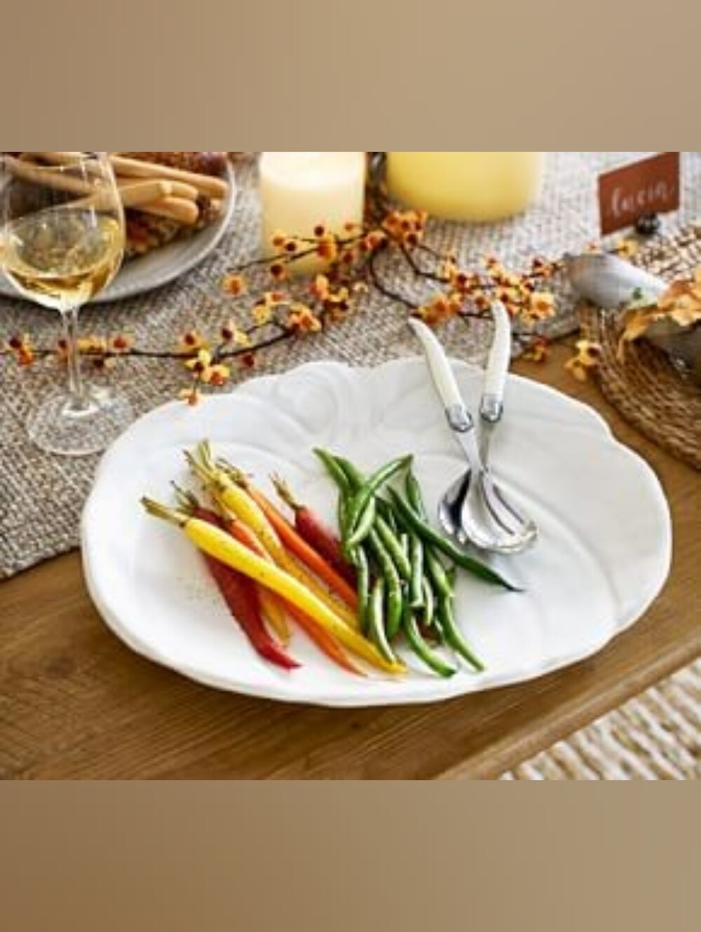 Pottery Barn Figural Pumpkin Tray
